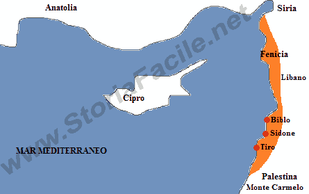 Principali città fenicie