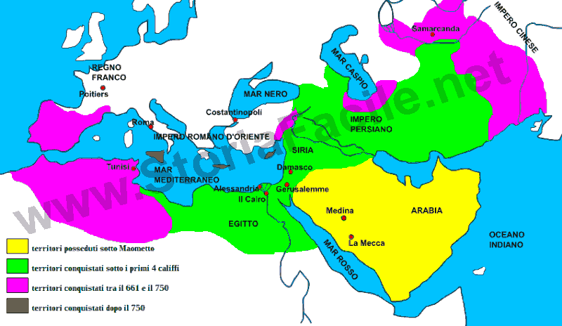 Espansione dell'impero arabo